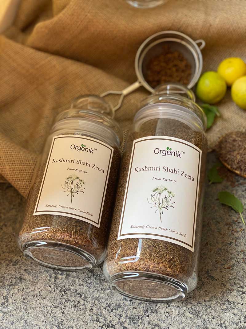 Orgenik: Shop Natural Kashmiri Shahi Zeera (Black Cumin) - Kashmir from the brand Orgenik