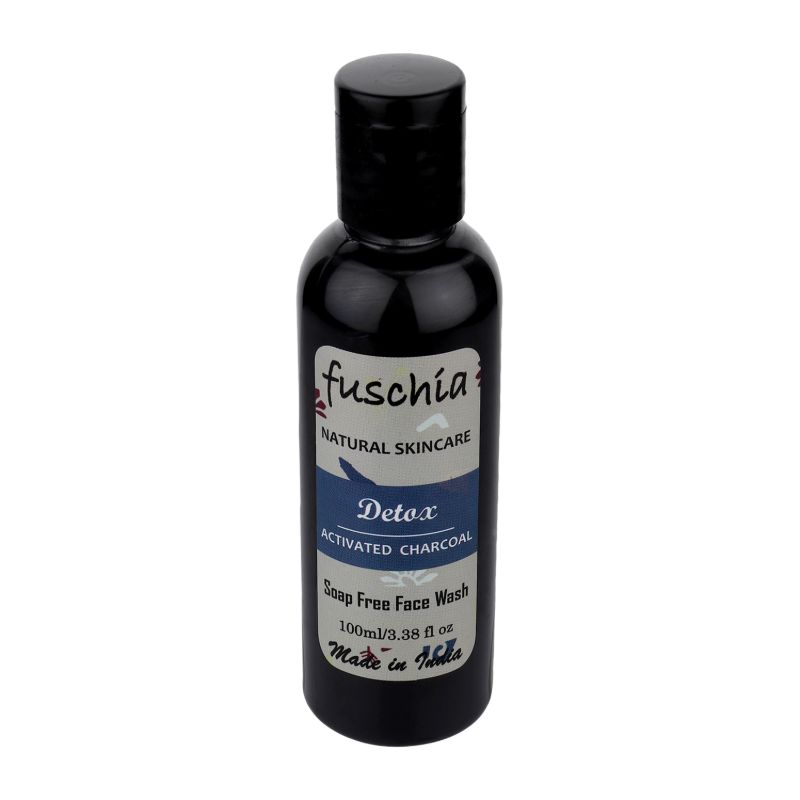 Orgenik: Detox Activated Charcoal Soap Free Face Wash from the brand Fuschia 