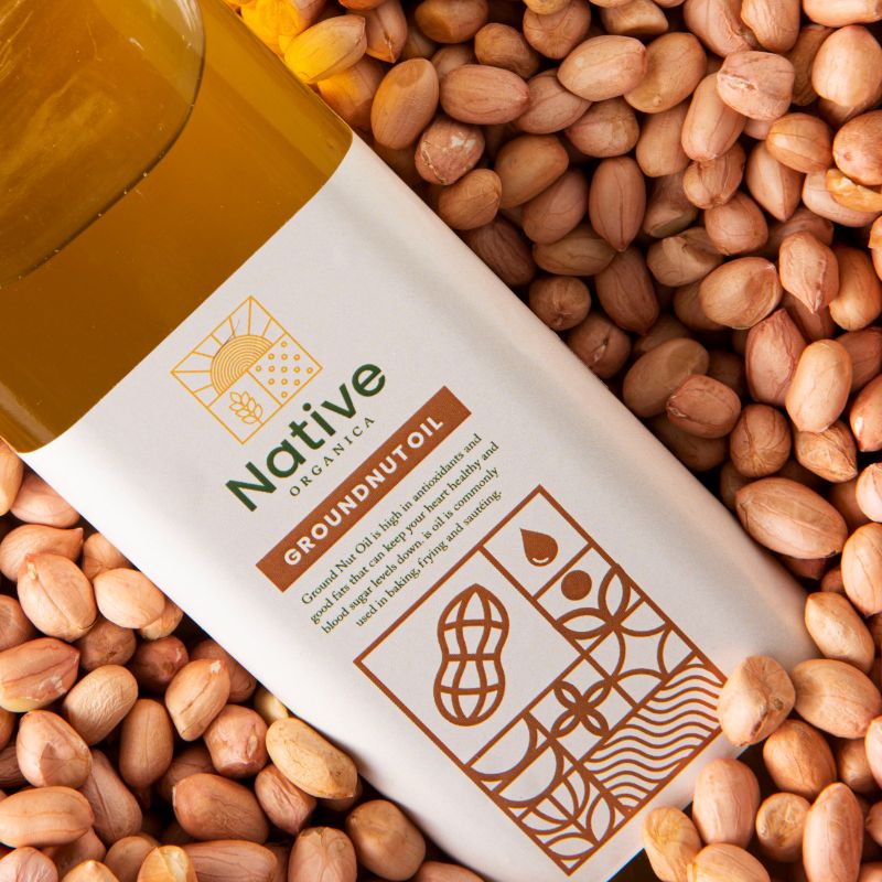Orgenik: Cold Pressed Ground Nut Oil from the brand Native Organica 