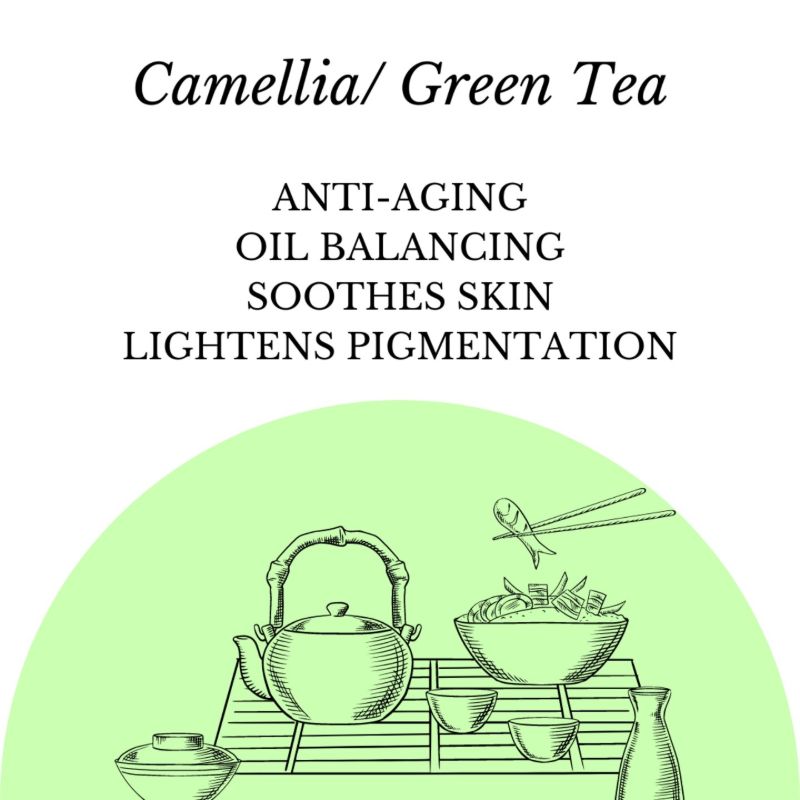 Orgenik: Camellia Natural Handmade Glycerine Soap (Green Tea) from the brand Fuschia 