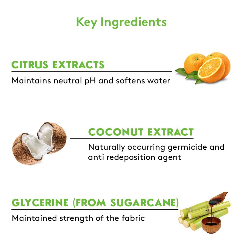 Orgenik: Brazilian Rosewood Plant Based Fragrance Detergent from brand Born Good