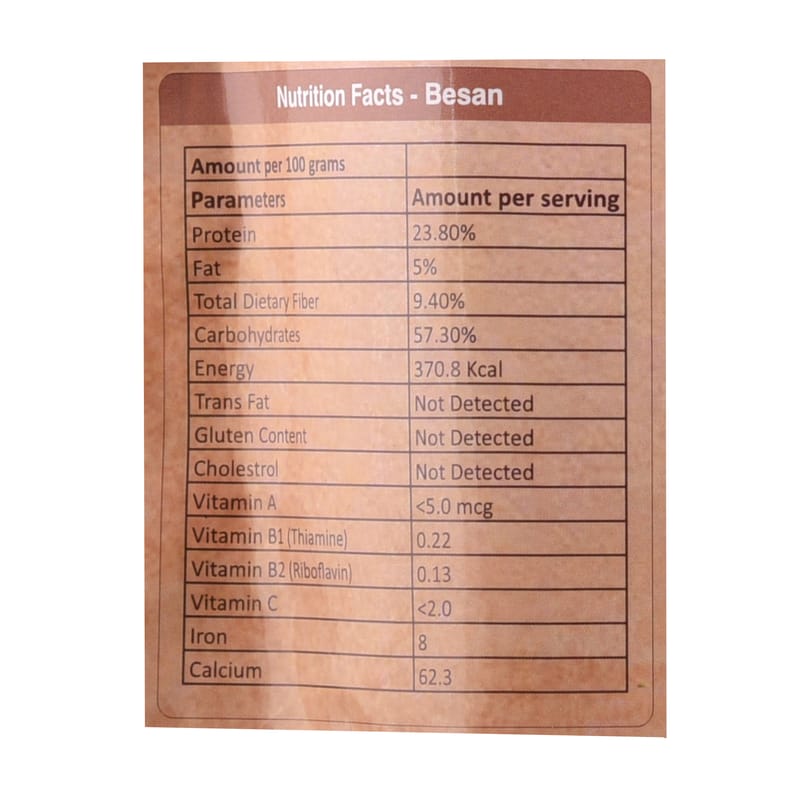 Orgenik: Shop Besan 450 g from the brand Organic Wellness