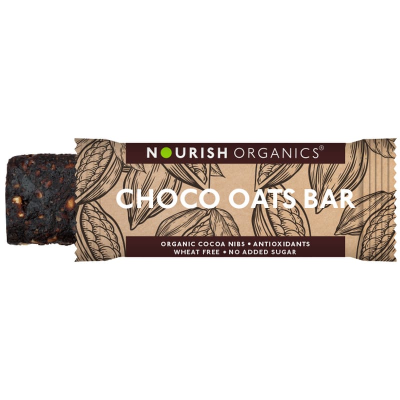Orgenik: Shop Choco Oats Bar (Pack of 6) from the brand Nourish Organics