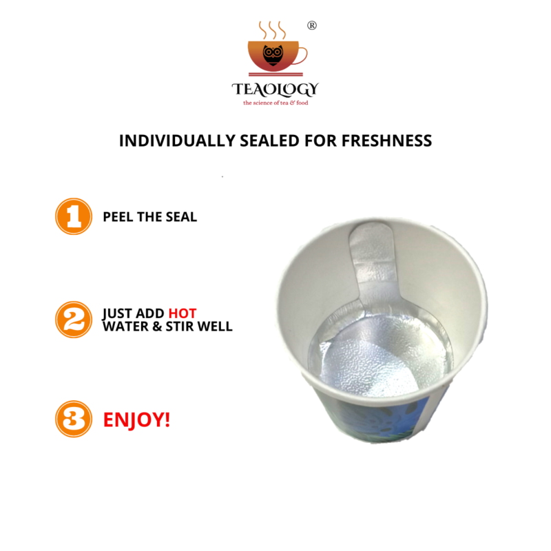 Orgenik: Shop Instant Cappuccino CUPS | 10 X 150 ml from brand Teaology