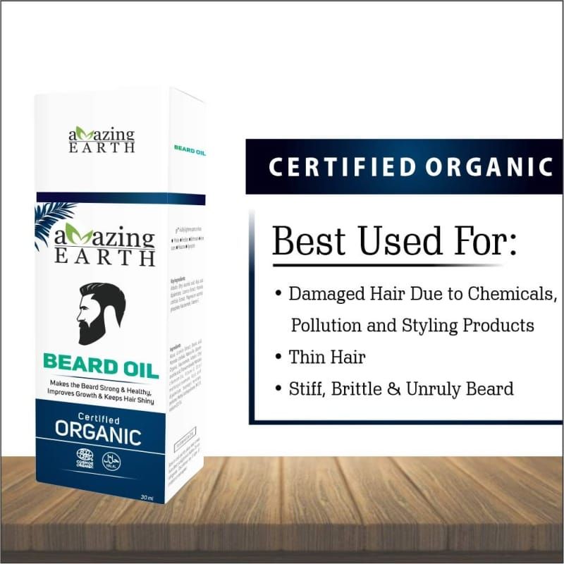 Orgenik: Shop Beard Oil from the brand AMAzing EARTH Vegetal