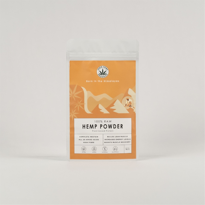 Orgenik: Shop Hemp Protein Powder 100gramss from the brand India Hemp Organic