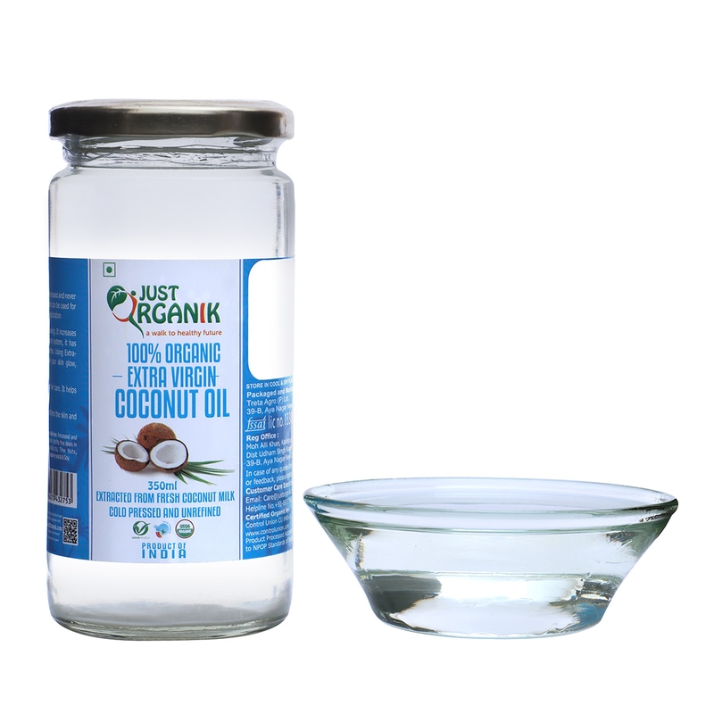Orgenik: Organic Extra Virgin Coconut Oil from brand Just Organik