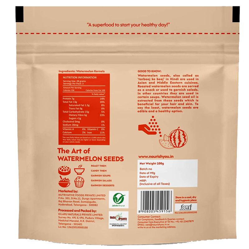 Orgenik: Watermelon Seeds from brand Nourish You