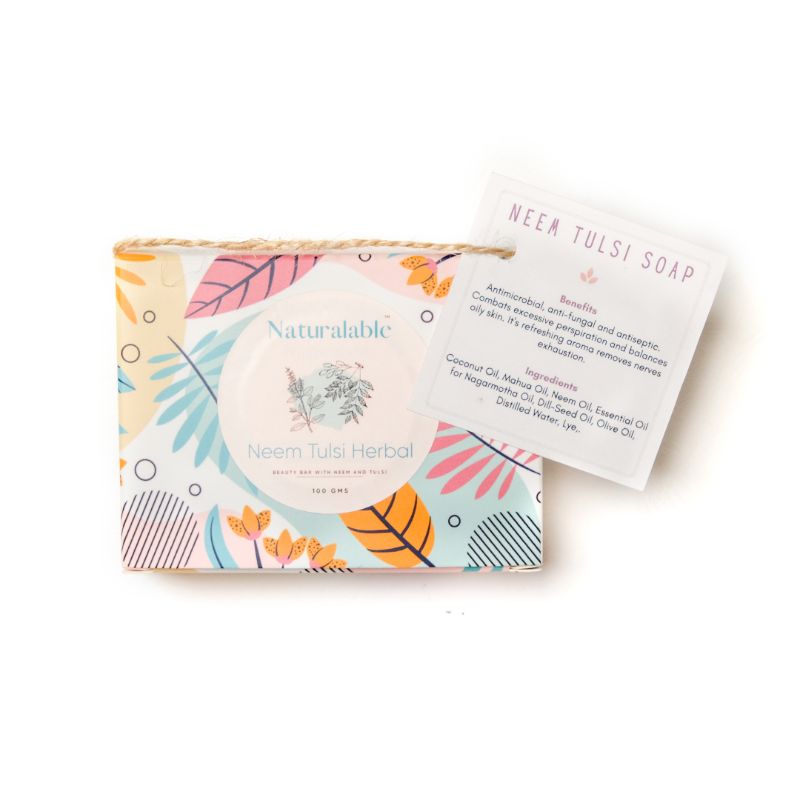 Orgenik: Neem Tulsi Herbal Soap from the brand Naturalable