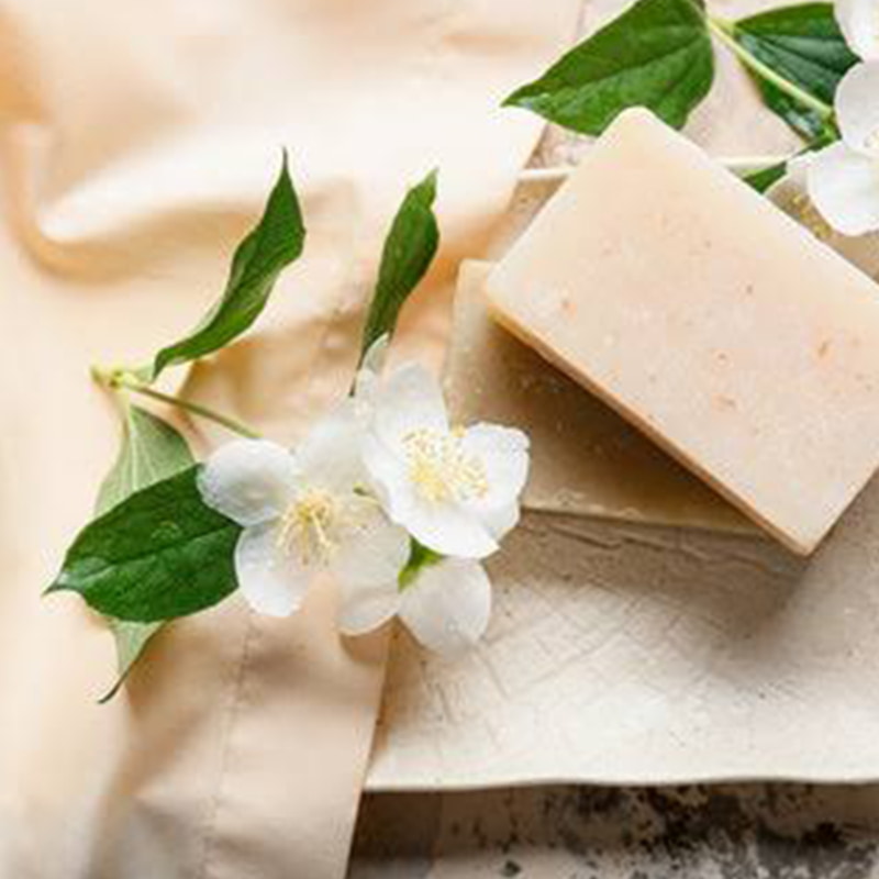 Orgenik: Shop Organic Aloevera & Jasmine Anti-Blemish Bath Bar from brand Samisha