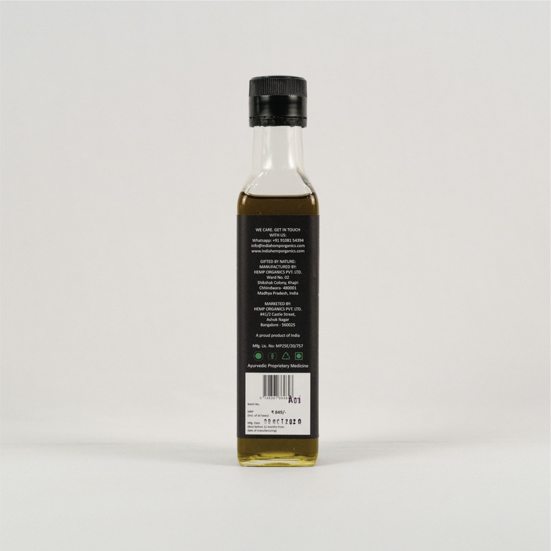 Orgenik: Shop Hemp Seed Oil (250ml)s from the brand India Hemp Organic