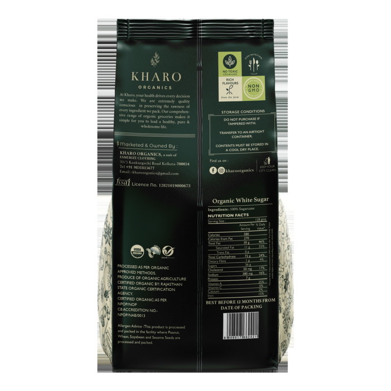 Orgenik: Shop Organic White Sugar from the brand Kharo Organics