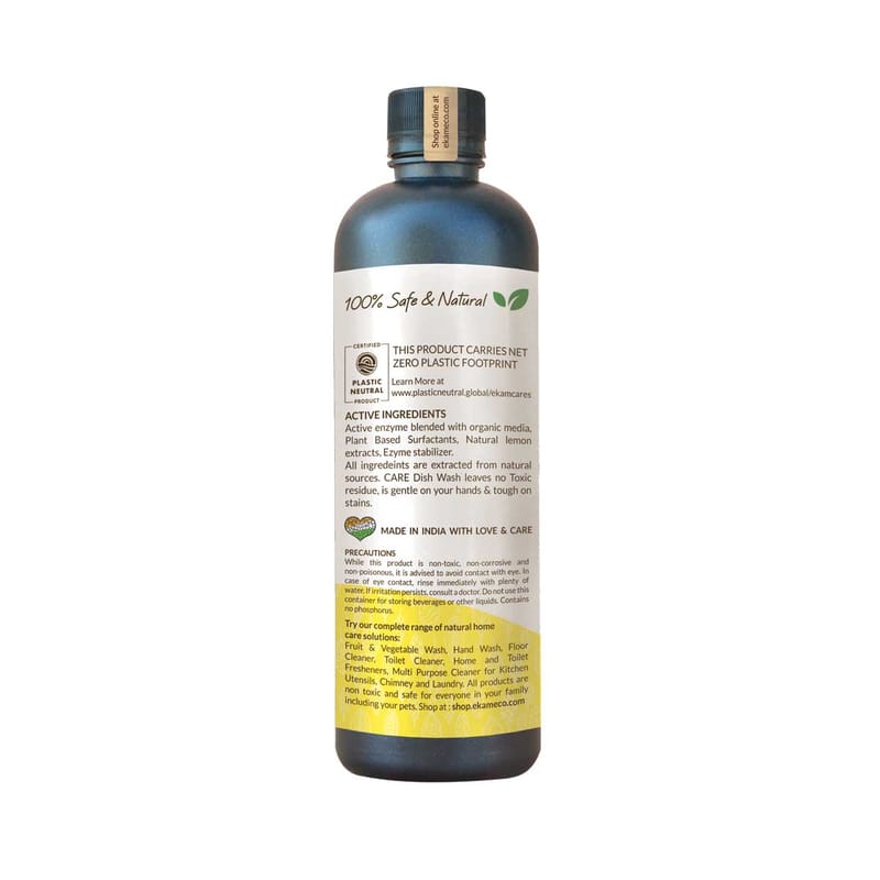 Orgenik: Shop Natural Dish Wash Liquid 400 ml from the brand Zerodor Care
