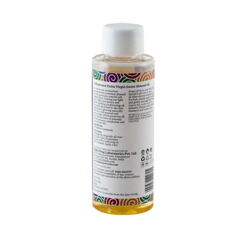 Orgenik: Cold Pressed Extra Virgin Almond Oil from brand Bipha Ayurveda