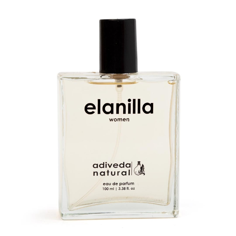 Orgenik: Shop Elanilla Perfume For Women - Sweet Ambary & Caramel Eau de Parfum from the brand Adiveda Naturals