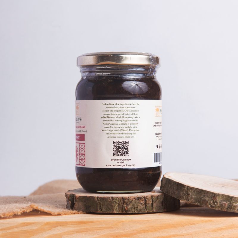 Orgenik: Organic Honey Gulkand from the brand Native Organica 