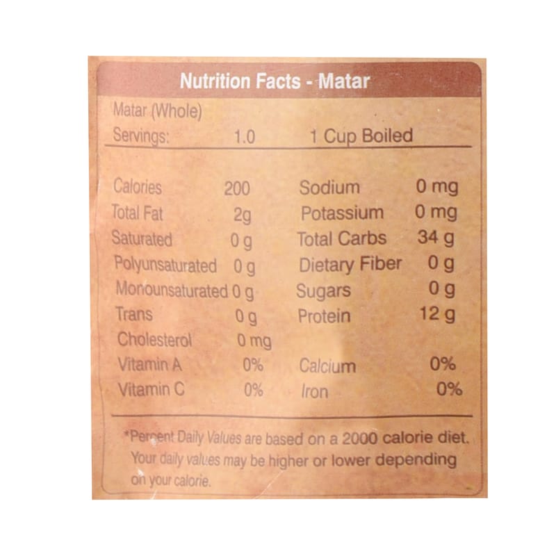 Orgenik: Shop Matar Dal 450 g from the brand Organic Wellness
