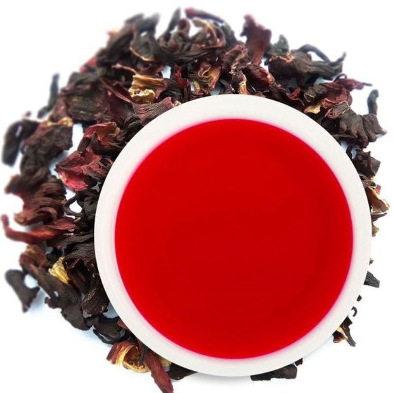 Orgenik: Shop Egyptian Hibiscus Tea | (Loose flower tea) from brand Teaology