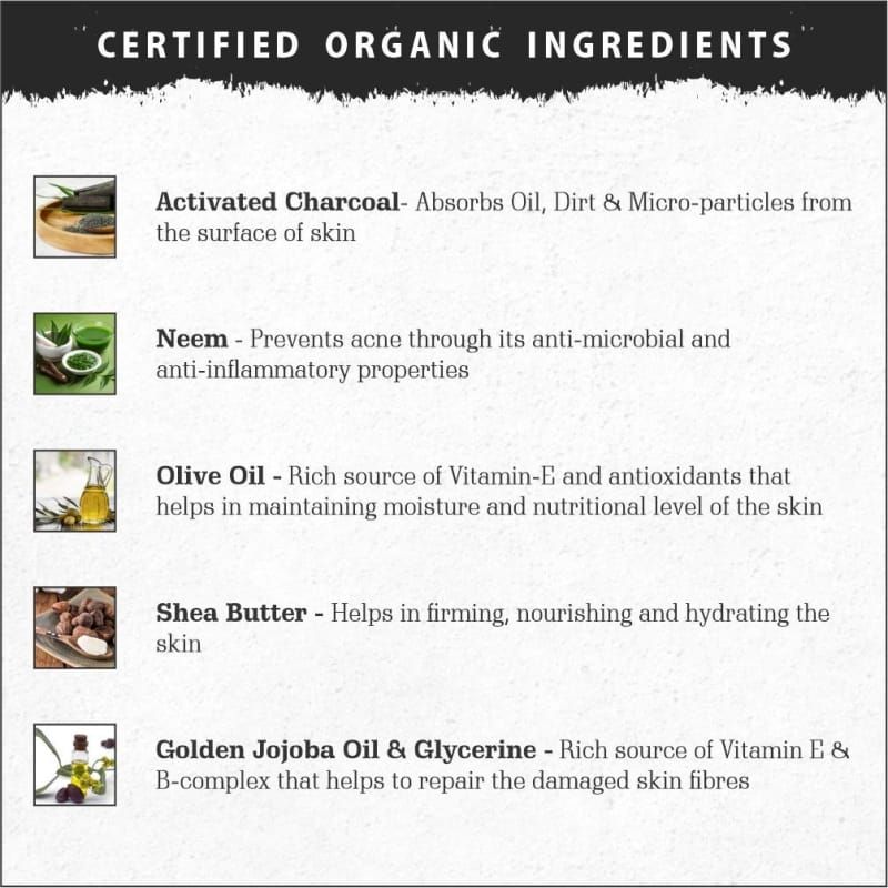 Orgenik: Shop Charcoal Face Scrub from the brand AMAzing EARTH Vegetal
