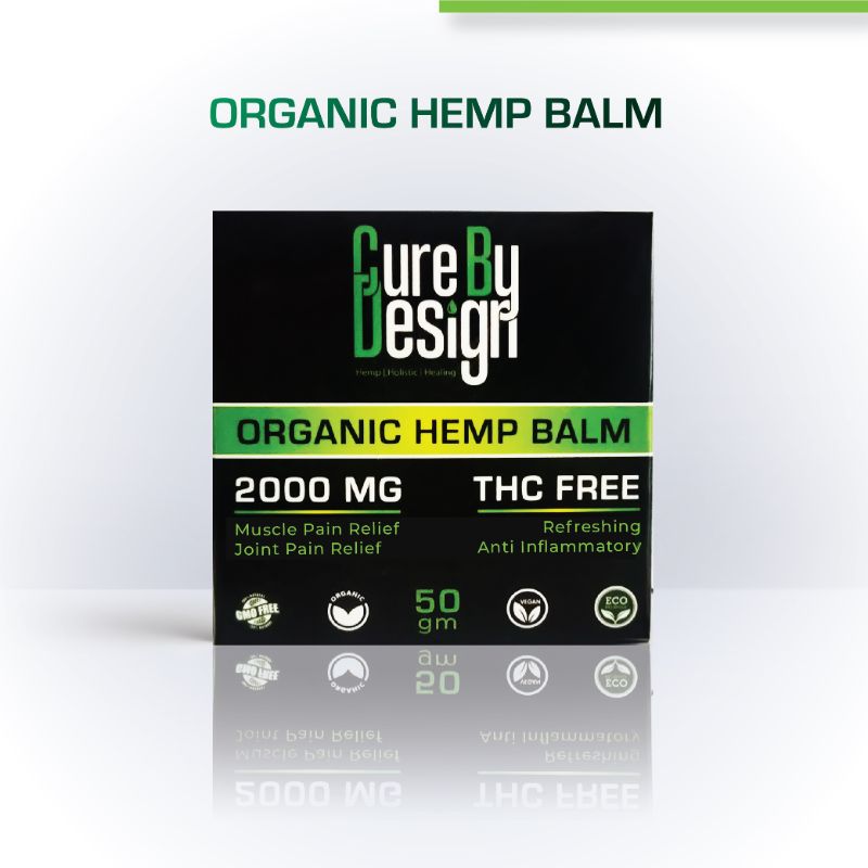 Orgenik: Organic Hemp Balm 2000mg CBD from the brand Cure By Design