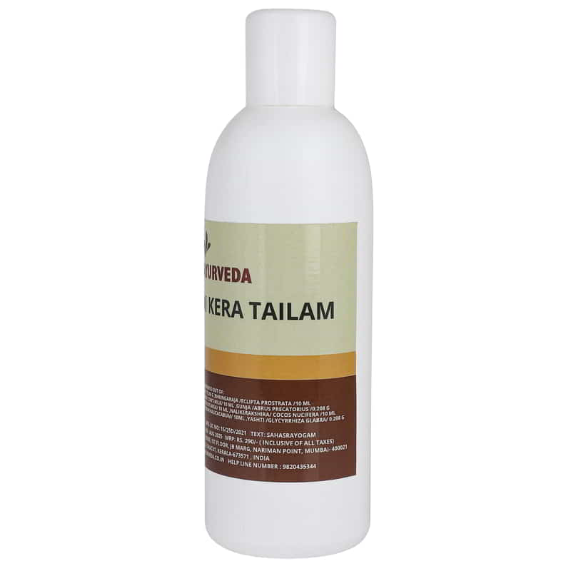 Orgenik: Shop Nilibhrungadi Kera Tailam - Hair Growth & Fall Prevention Oil from the brand Birla Ayurveda