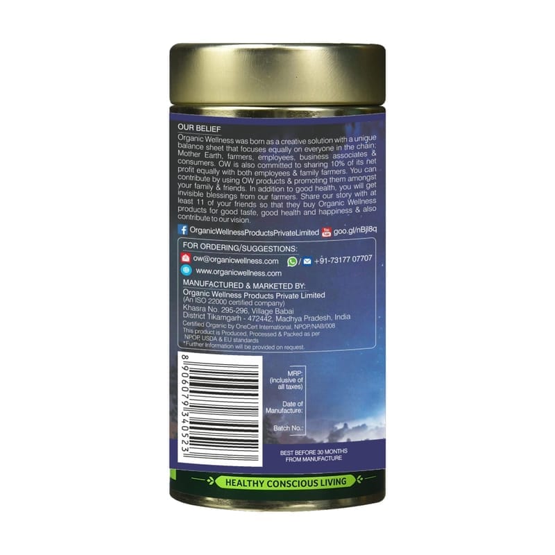 Orgenik: Shop Om Shanti 100 g Tin Pack from the brand Organic Wellness