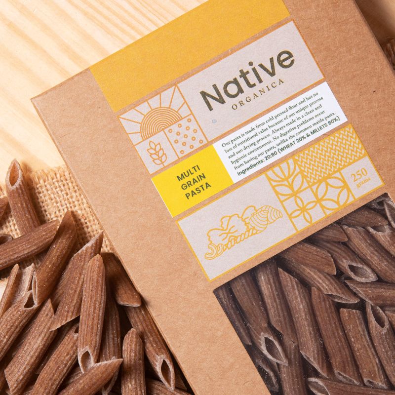 Orgenik: Organic Whole Grain Pasta (Multigrain) from the brand Native Organica 
