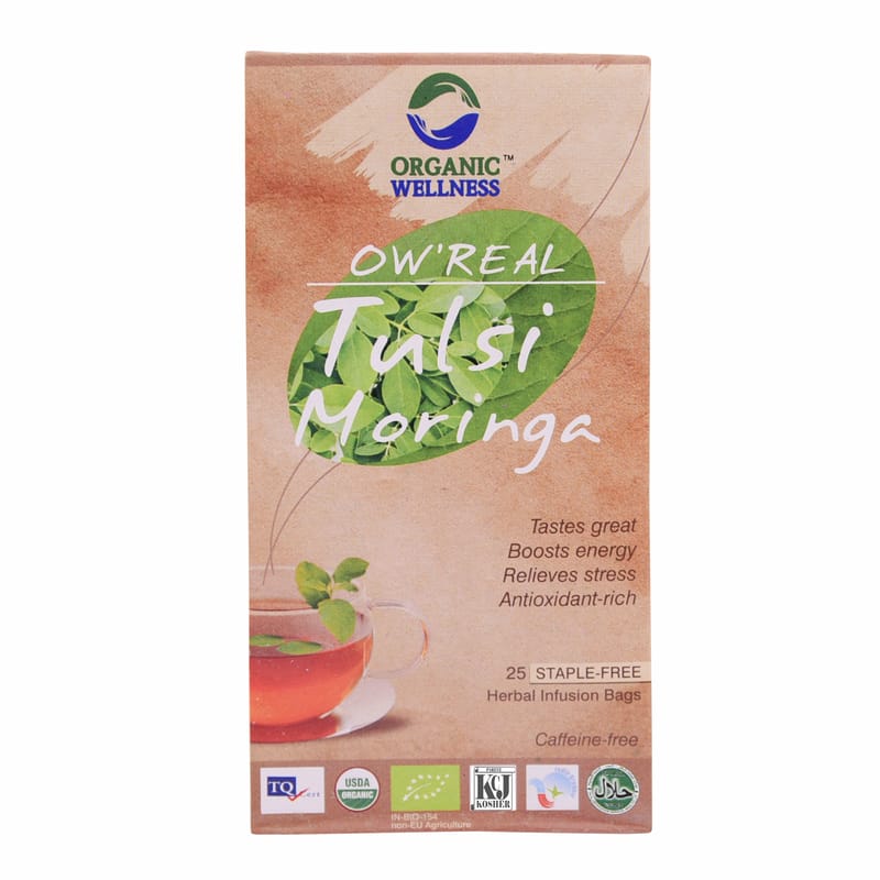Orgenik: Shop Tulsi Moringa 25 Teabags from the brand Organic Wellness