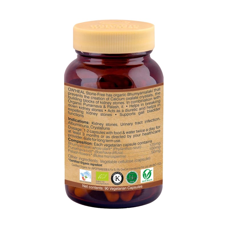 Orgenik: Shop Stone-Free 90 Capsules from the brand Organic Wellness